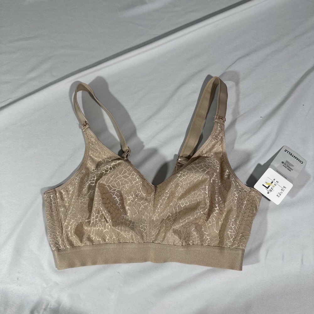 NWT $78 Chantelle [ 34DDD US ] C Magnifique Wirefree Bra in‎ Nude #7001 - Picture 3 of 10